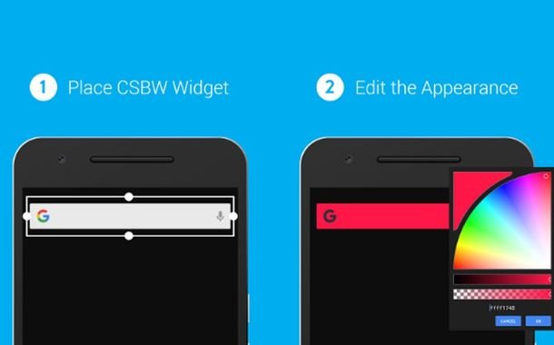 custom search bar widget Custom Search Bar Widget