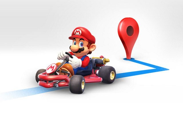 Google Maps Mario