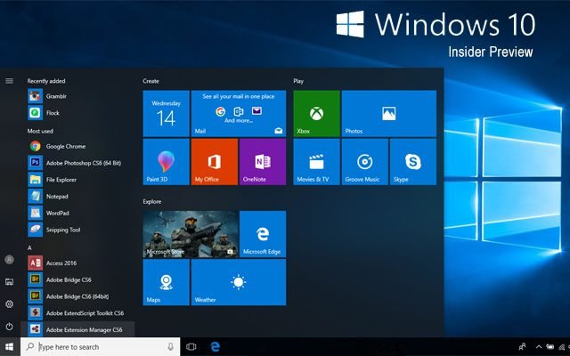 Windows 10 Insiders