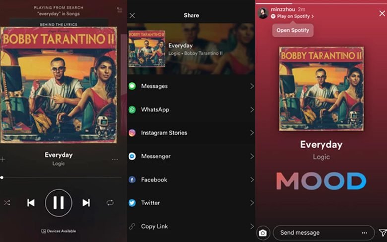Instagram Sharing to Stories