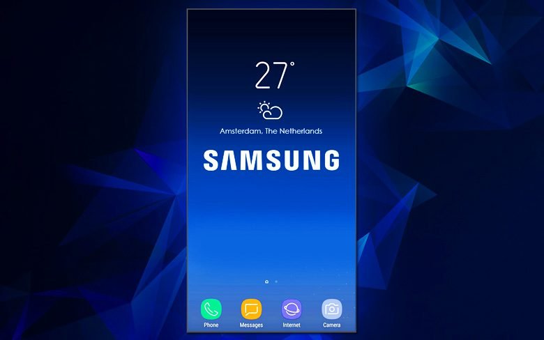 Samsung Full-Screen Smartphone