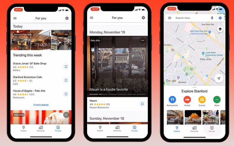 Google Maps For You Tab