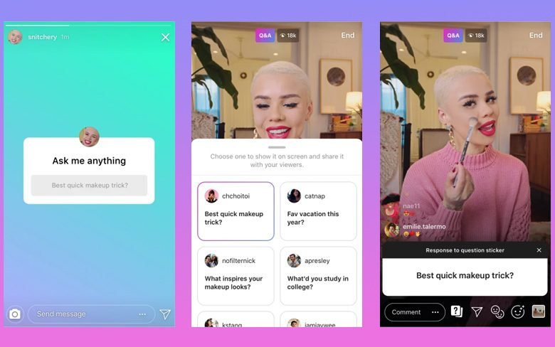 Insta Question Stickers