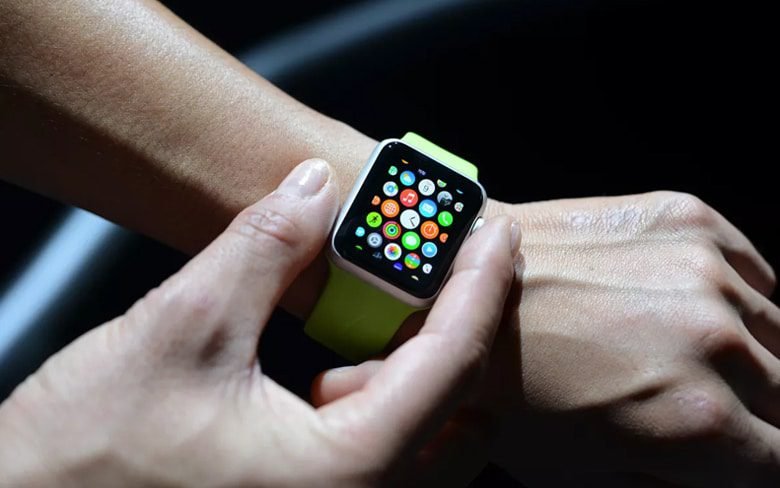 Apple Rollable Display on Man Wrist