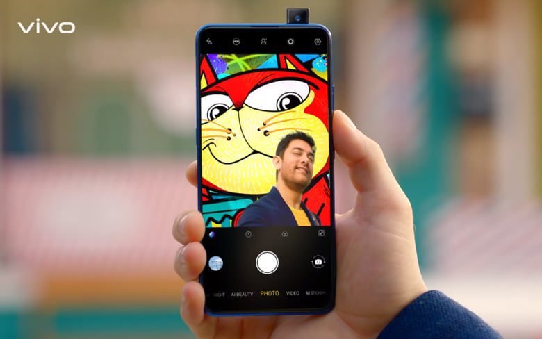 Vivo V15 Pro Showing Pop up Selfie Camera