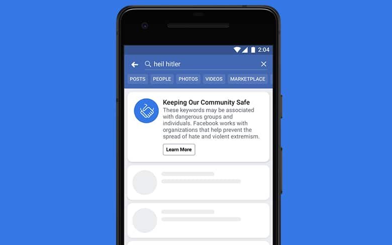 Facebook Safe Community For Keywords