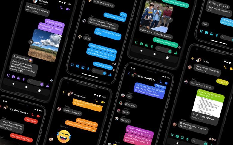 Facebook Messenger Dark Mode
