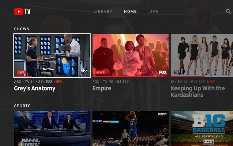 YouTube TV Cover Television