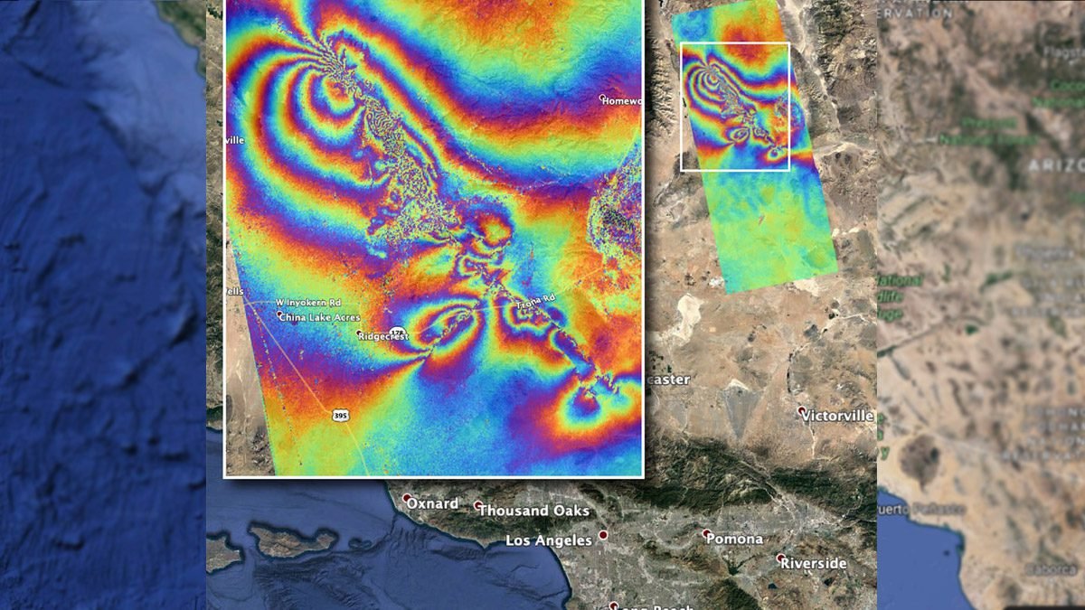 NASA Maps California Earthquake