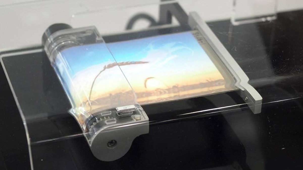 Sony Rollable Phone