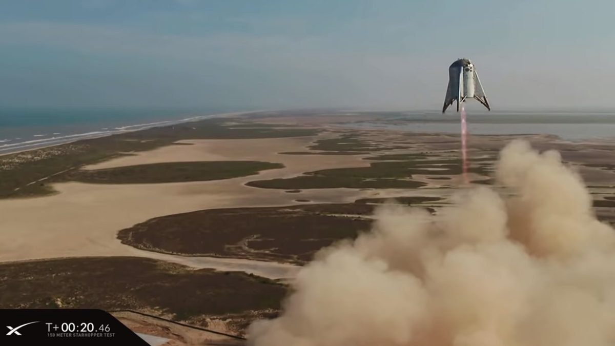 SpaceX Launches Starhopper