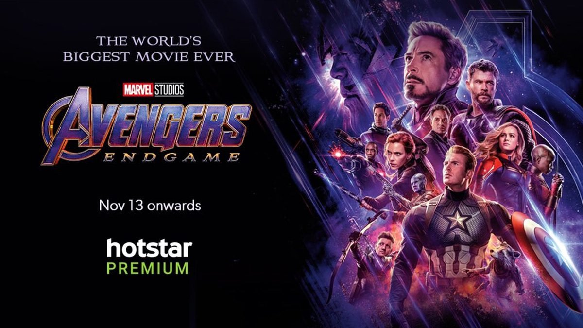 Avengers Endgame Will Be Available On Hotstar Starting