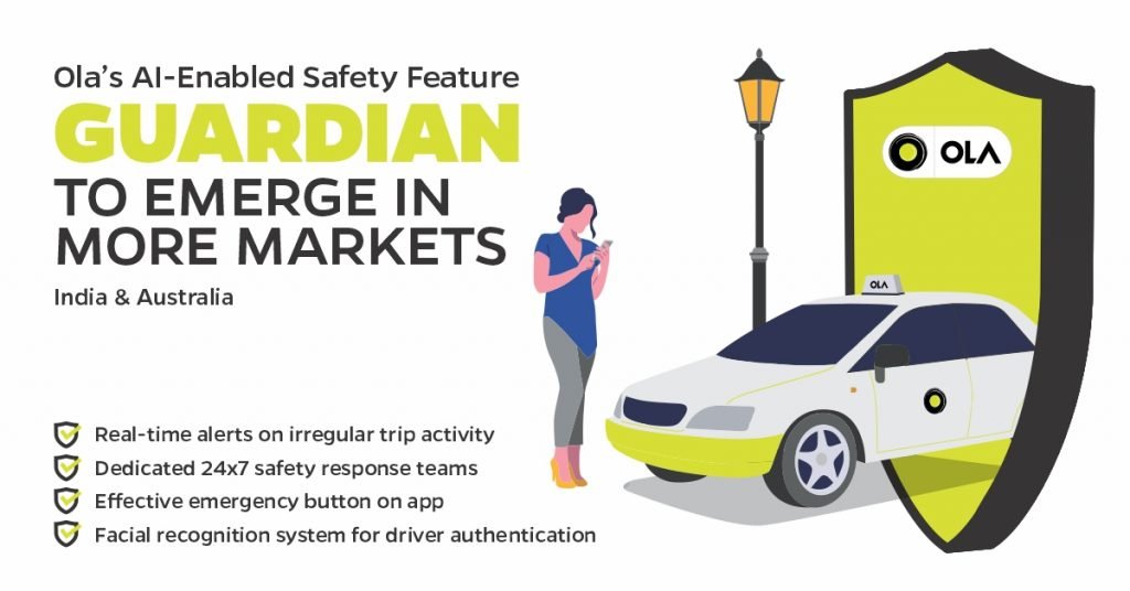 Ola Guardian Safety Feature