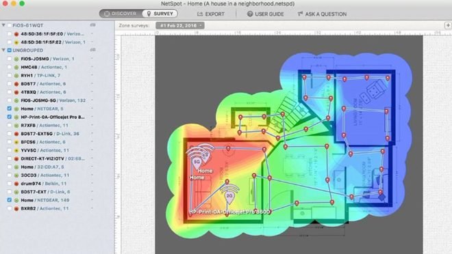 netspot heatmap