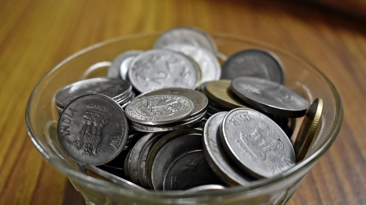 Rupee Currency In The Bowl