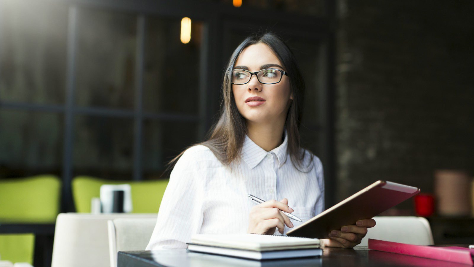 Girl Wearing Smart Eyewear