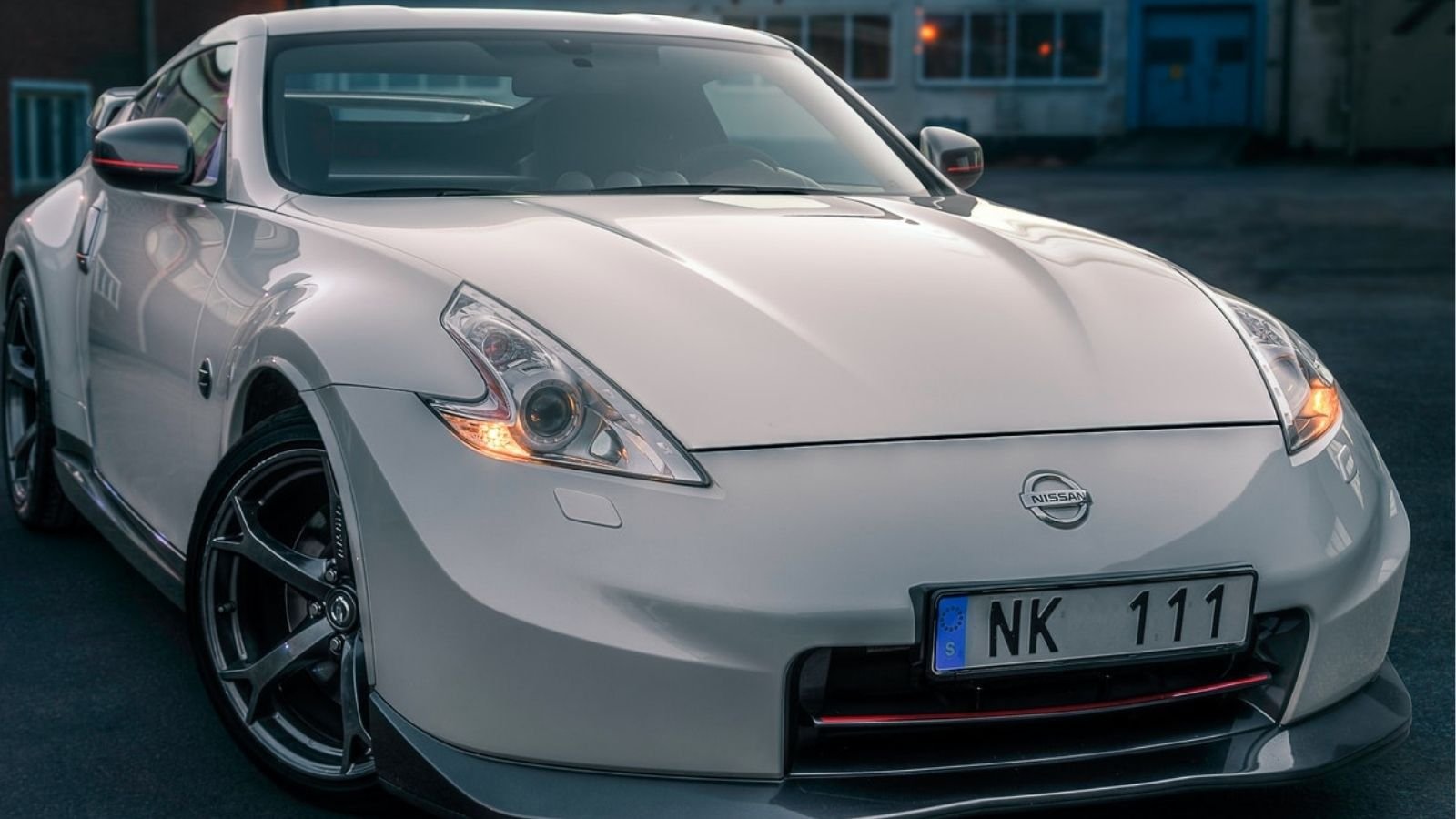 Nissan White Car
