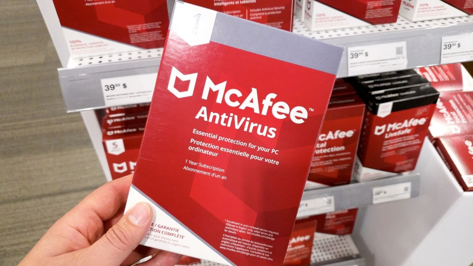 mcafee antivirus 5 user