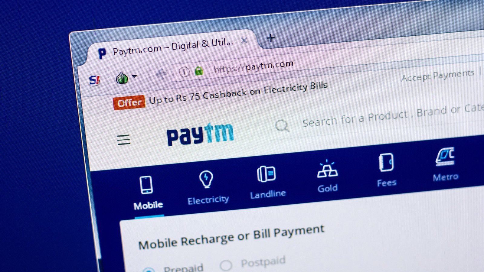 Paytm Digital Payment