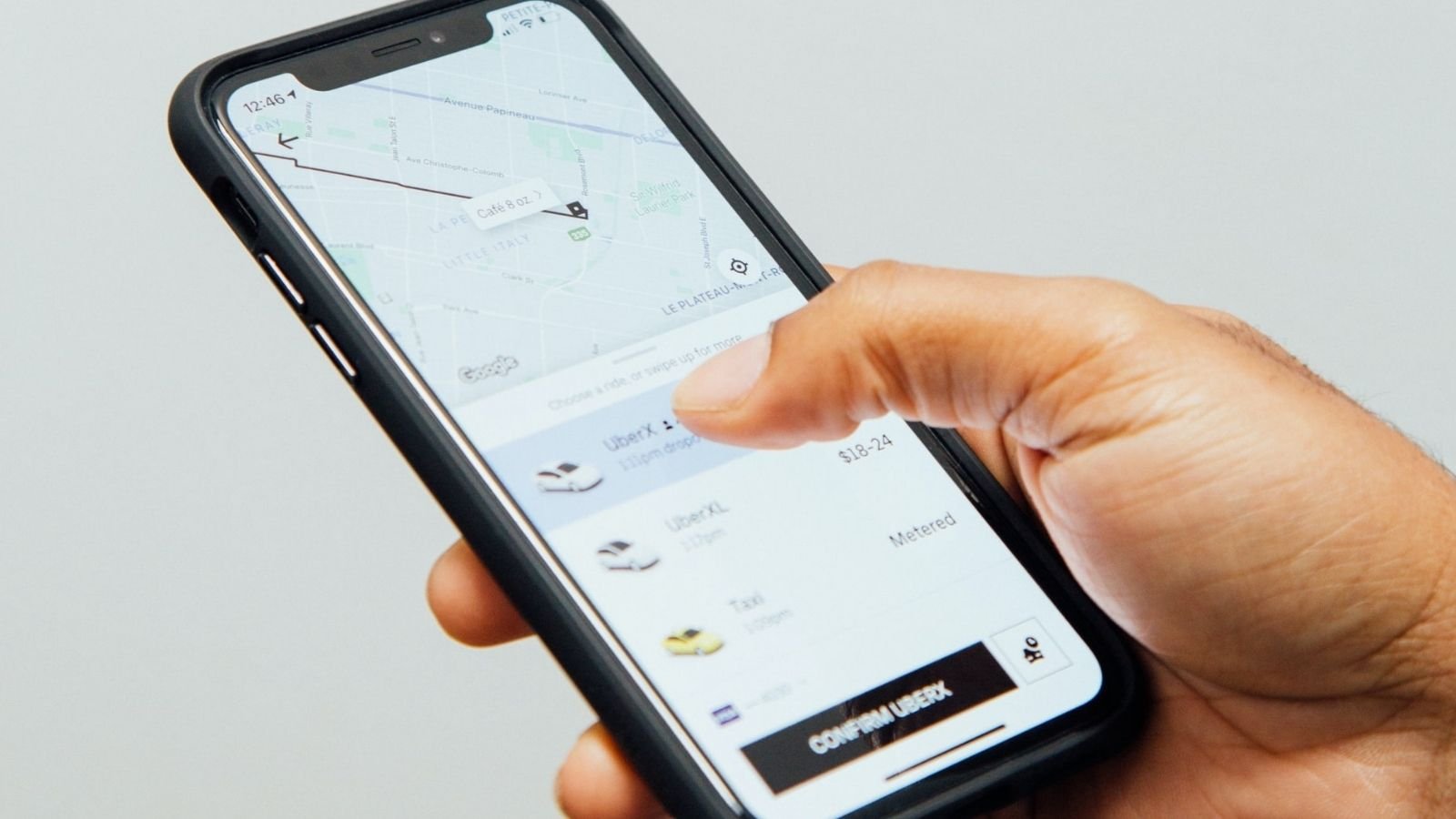Uber Cab Confirmation