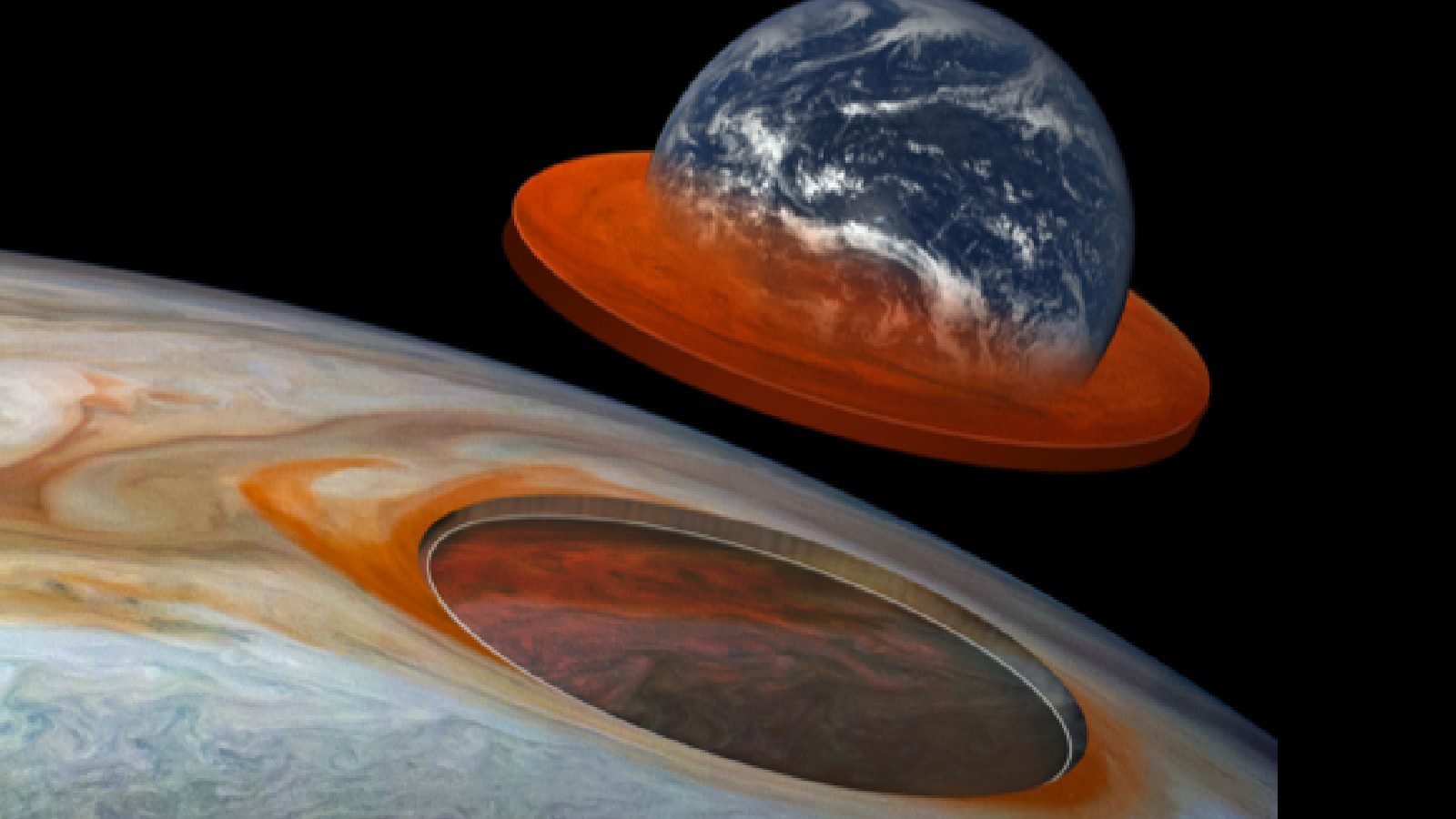 NASA juno finds Great Red Spot