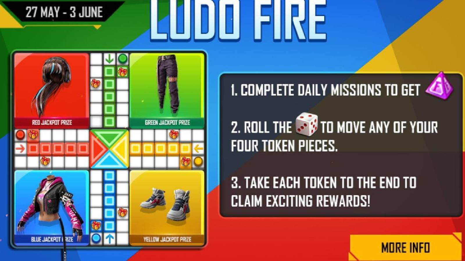 Ludo Fire event Free Fire