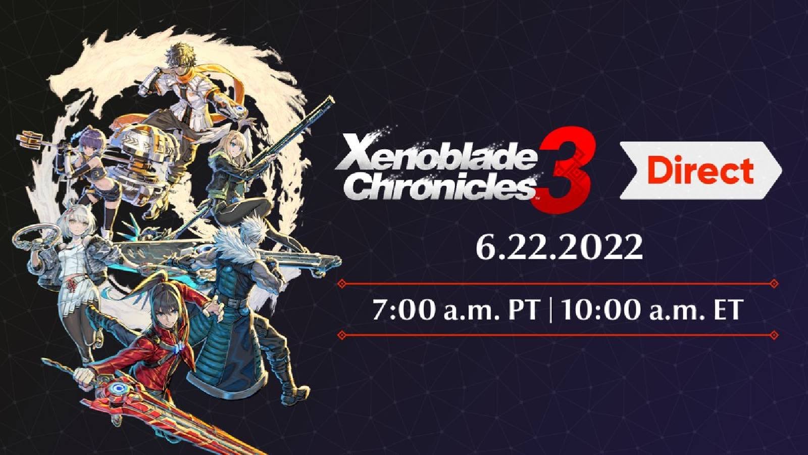 Xenoblade Chronicles 3 Nintendo Direct