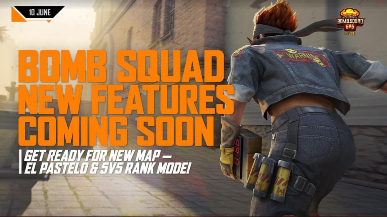 Free Fire 5v5 Bomb Squad mode