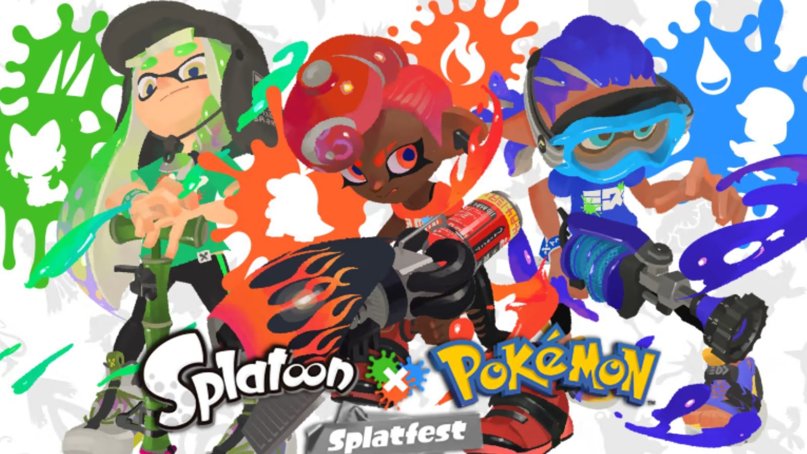Splatoon X Pokemon Splatfest collaboration event