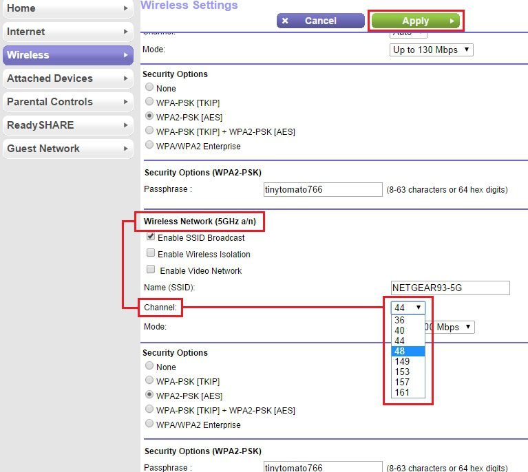 Wireless Setting