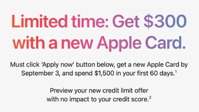 Apple Card limited time