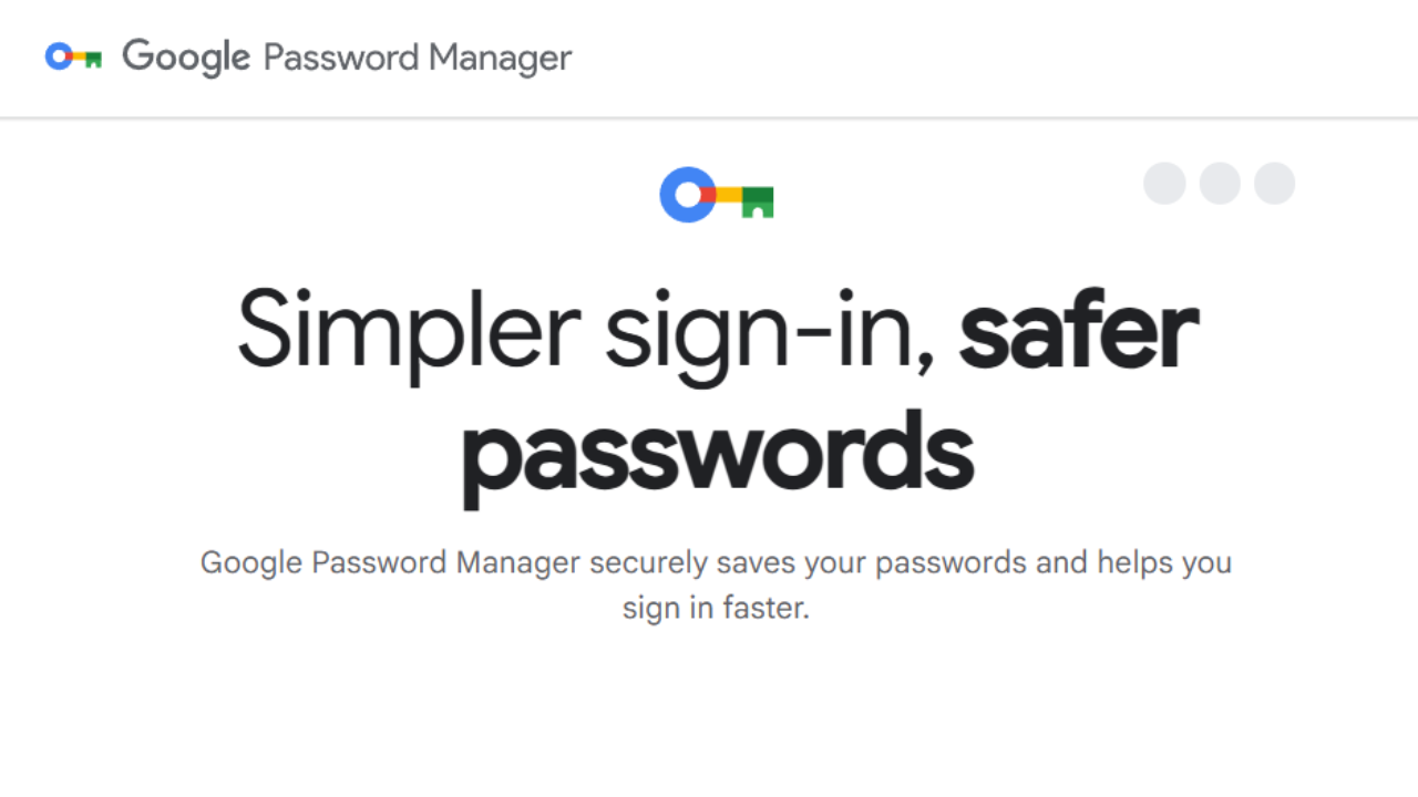 Google Password Manager