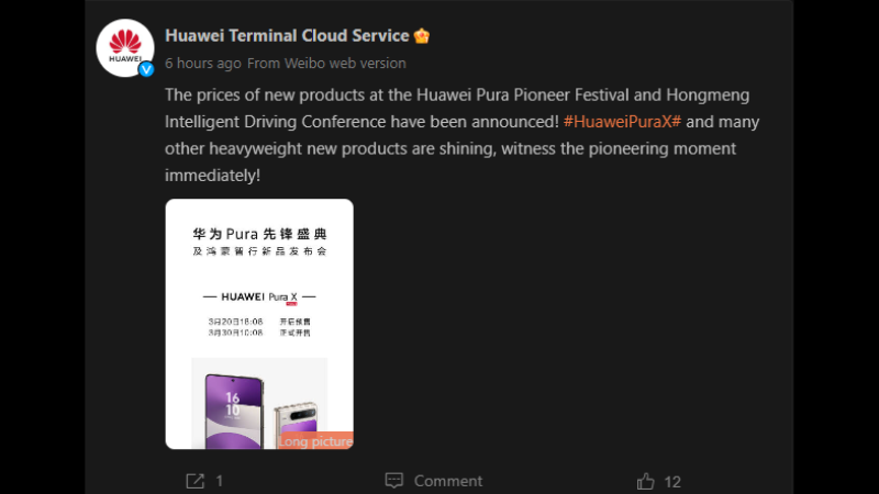 Huawei Pura X