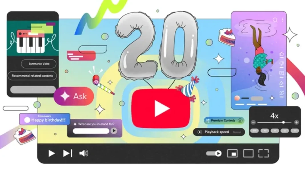 YouTube Turns 20