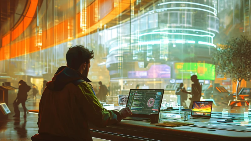 futurism perspective digital nomads lifestyle NVIDIA's