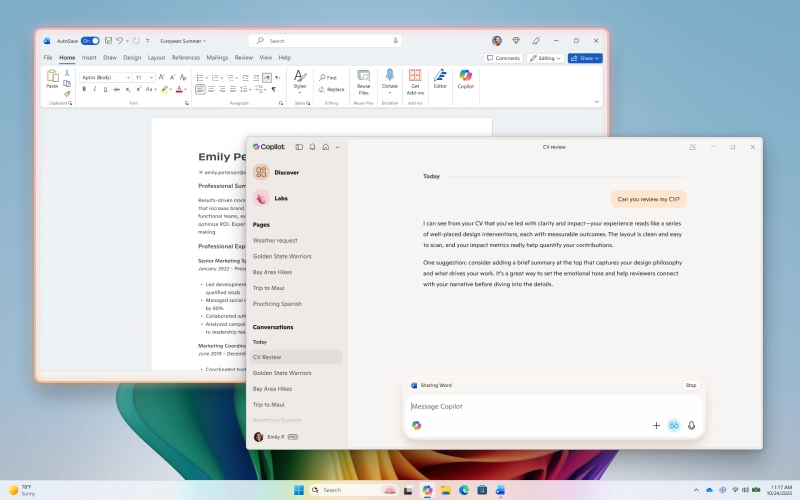 vision tito full composer Microsoft Copilot