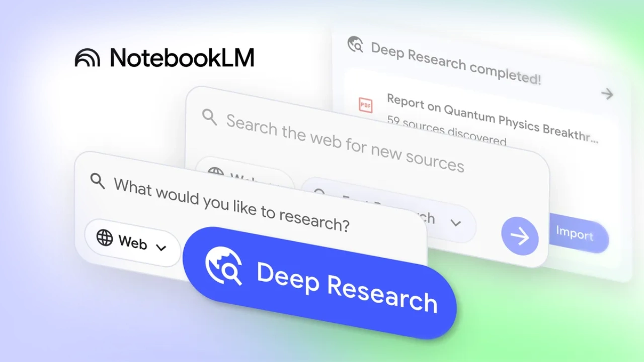 Google Updates NotebookLM With Deep Research and More File Support