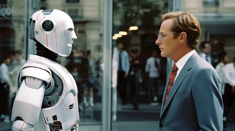 portrait person ai robot personalized AI experience