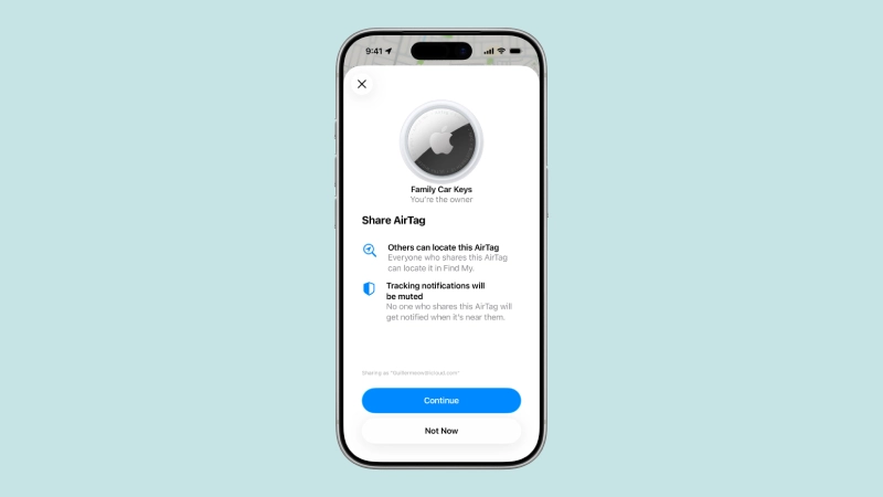 airtag car keys Apple AirTag