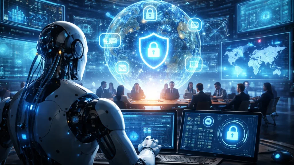 internet governance AI moderation ,ai agents in security