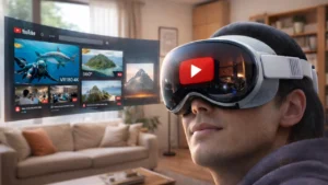 YouTube for visionos