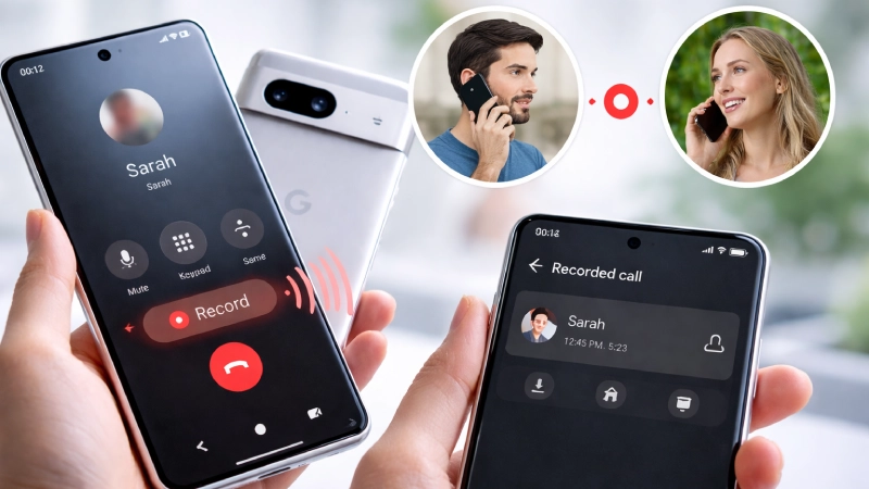 google pixel call recording