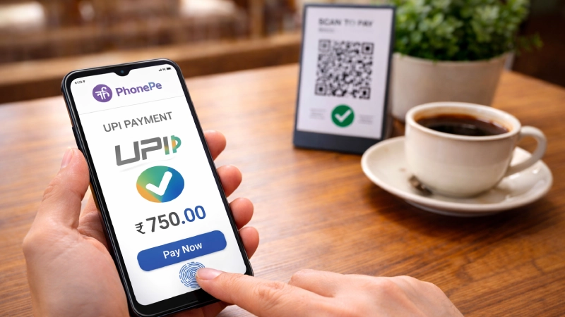 phonepe biometrics usage biometric upi